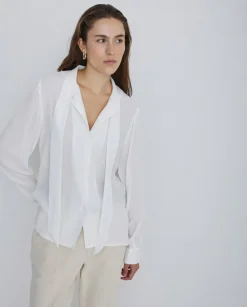 Camisa fluida lazo crudo