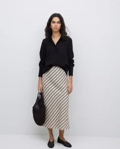 Camisa fluida viscosa negro