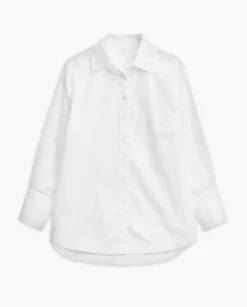 Camisa popelín lisa blanco