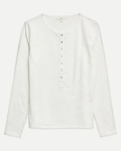 Camiseta botones 100% algodón crudo