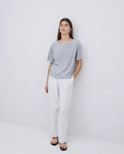 Camiseta holgada modal gris