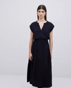 Falda muselina negro