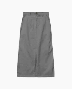 Falda tejana midi gris