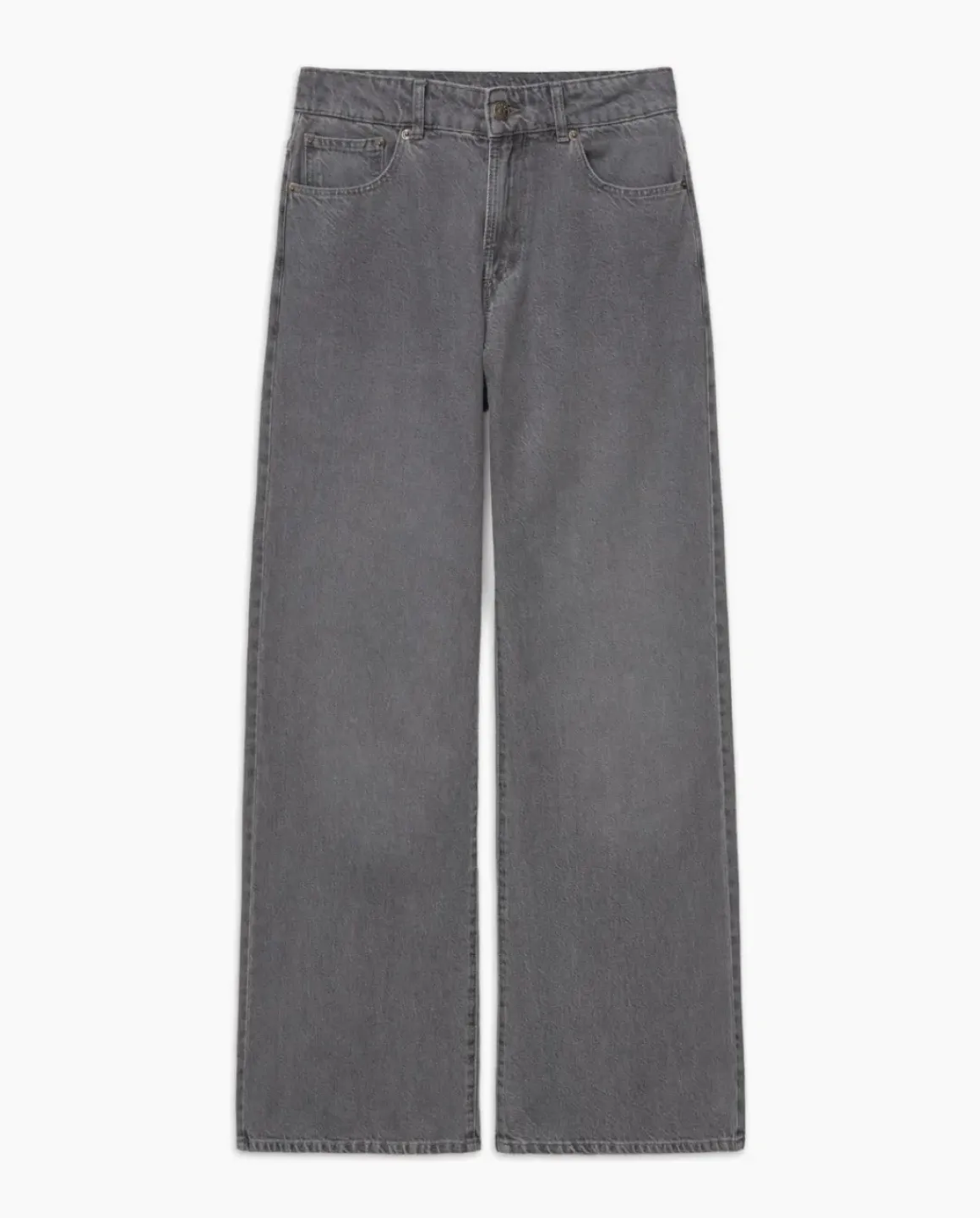Jeans anchos gris