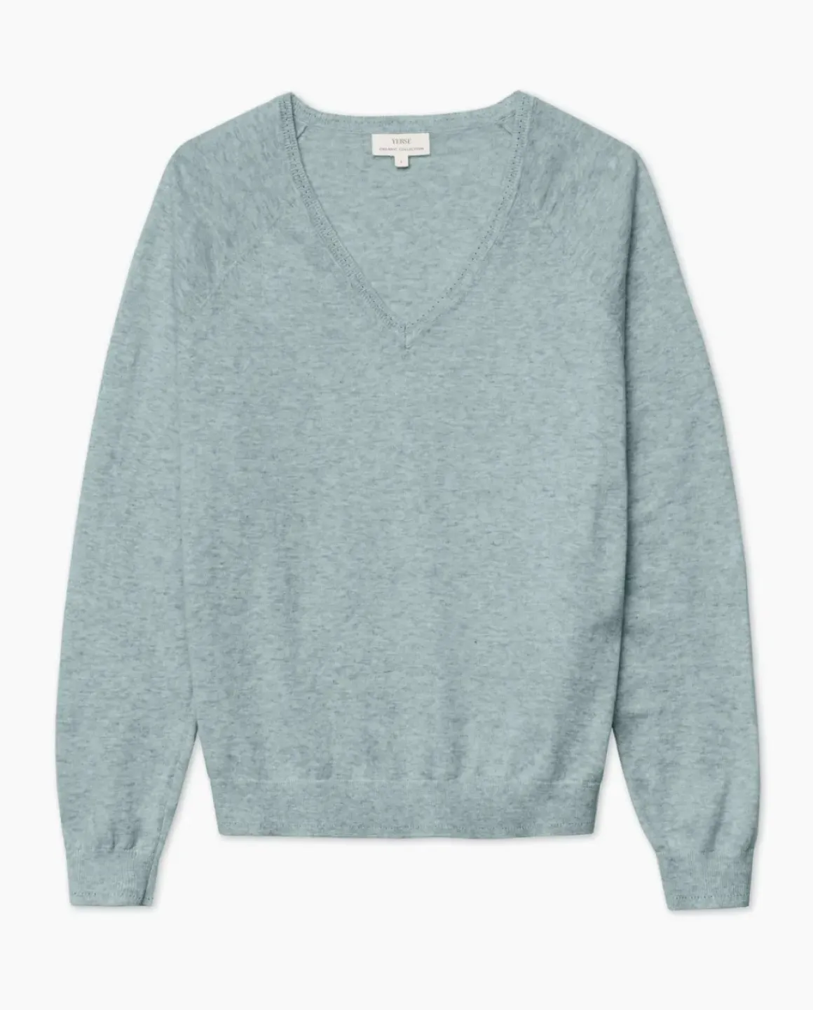 Jersey 100% algodón orgánico pico gris verdoso