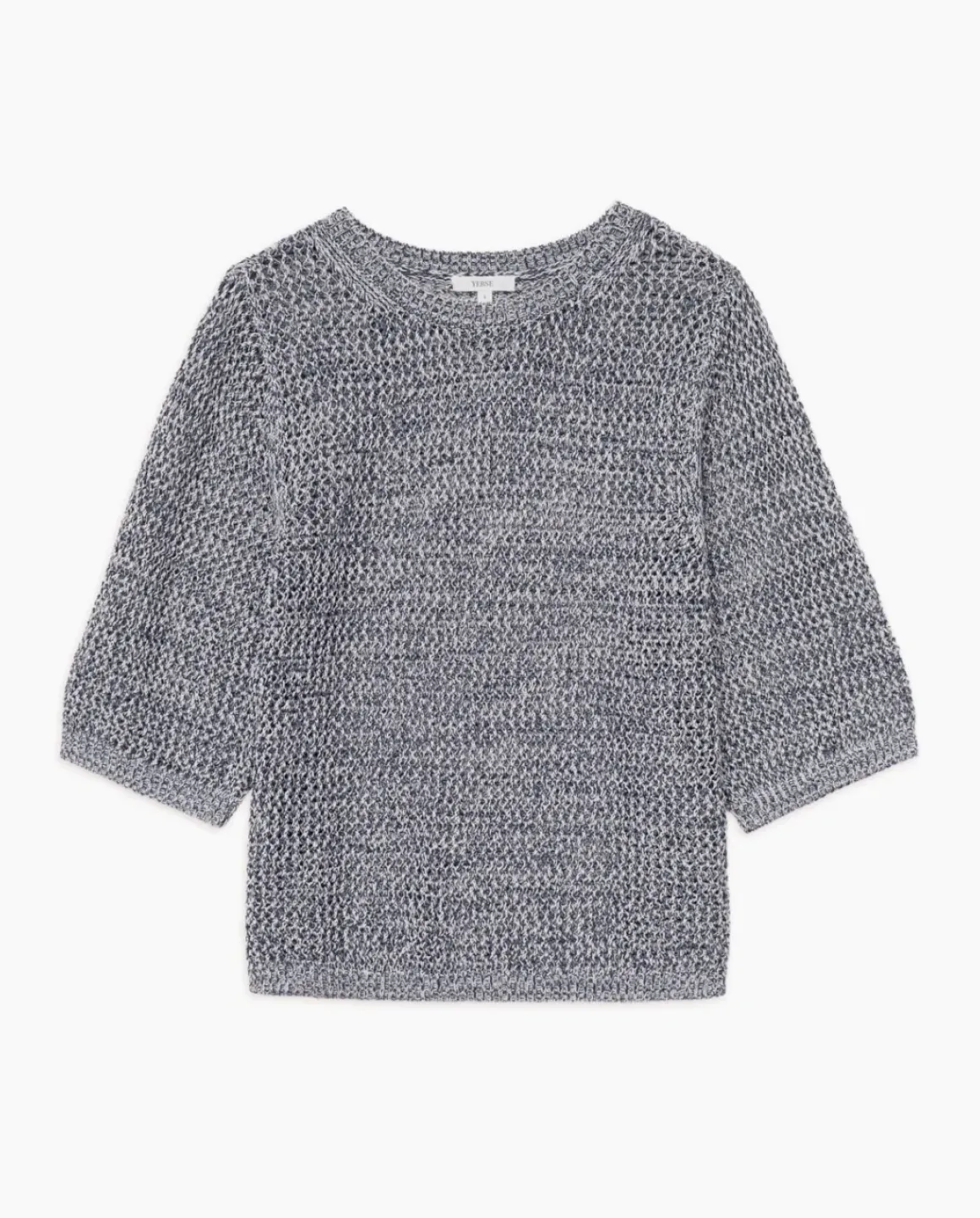 Jersey calado azul oscuro