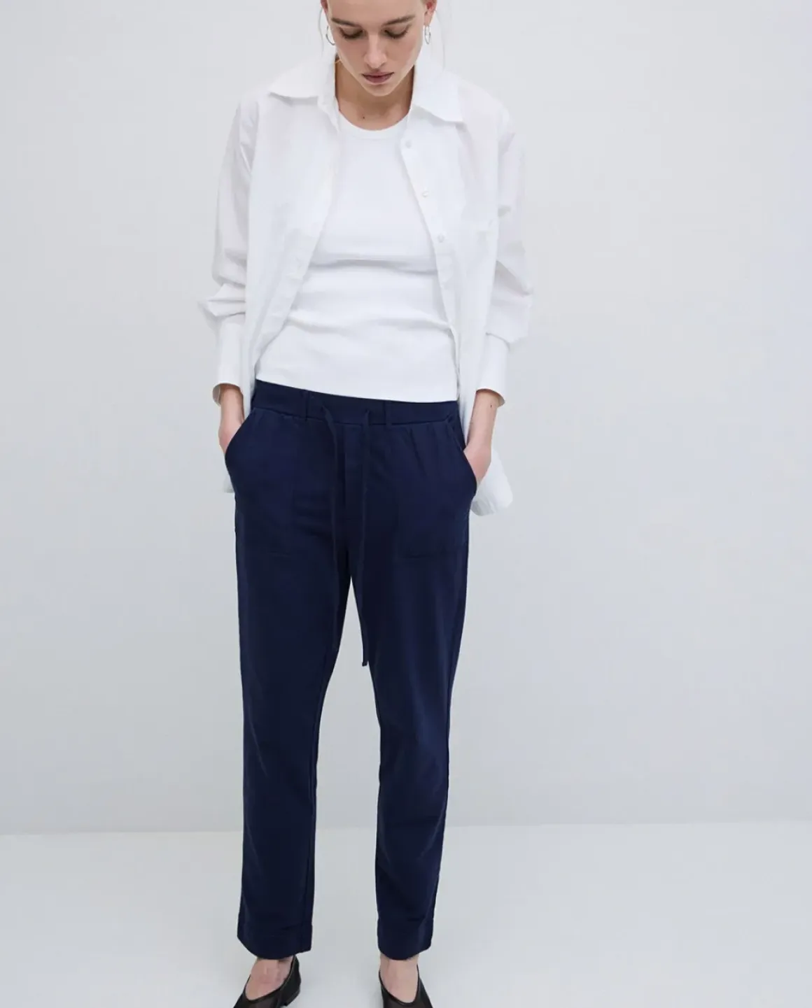 Pantalones jogger azul oscuro