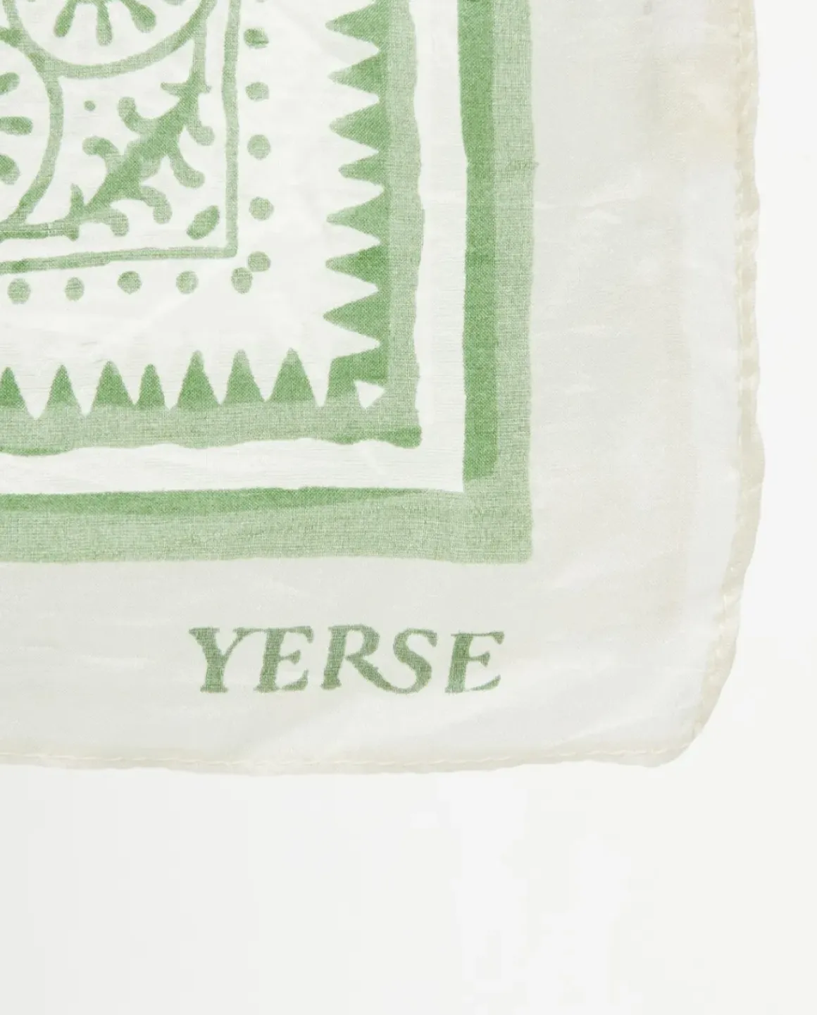 Pañuelo Seda verde