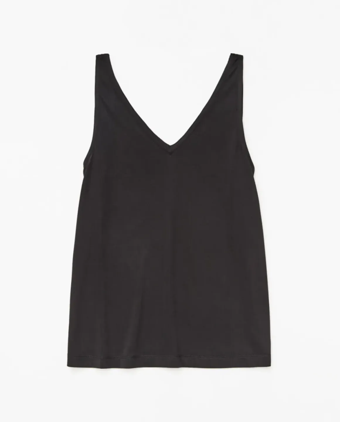 Top pico modal negro