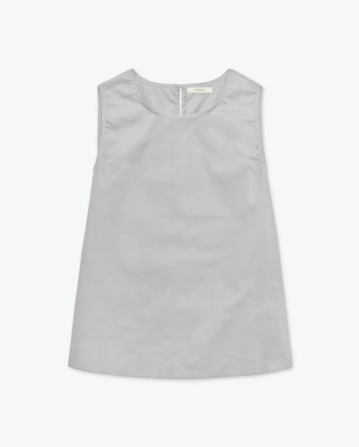 Top popelín gris