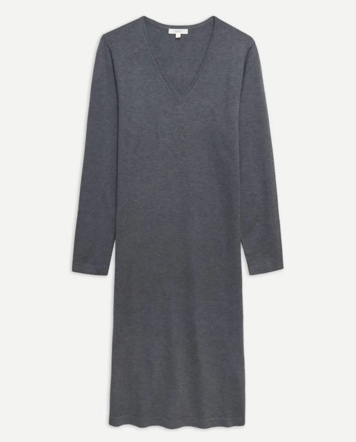 Vestido de punto antracita